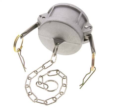 Tapón de acoplamiento de aluminio Camlock DN 60 (2 1/2'') Tipo DC MIL-C-27487