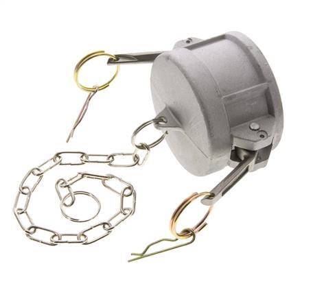 Tapón de acoplamiento de aluminio Camlock DN 60 (2 1/2'') Tipo DC MIL-C-27487