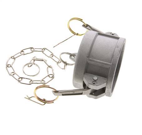 Tapón de acoplamiento de aluminio Camlock DN 60 (2 1/2'') Tipo DC MIL-C-27487