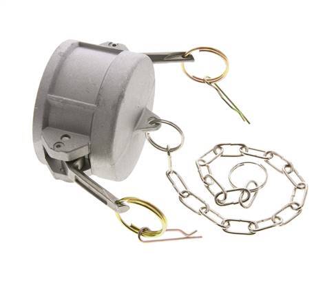 Tapón de acoplamiento de aluminio Camlock DN 60 (2 1/2'') Tipo DC MIL-C-27487