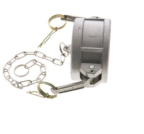 Tapón de acoplamiento de aluminio Camlock DN 75 (3'') Tipo DC MIL-C-27487