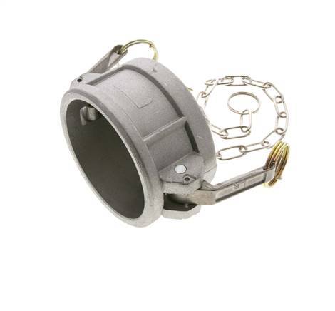 Tapón de acoplamiento de aluminio Camlock DN 75 (3'') Tipo DC MIL-C-27487