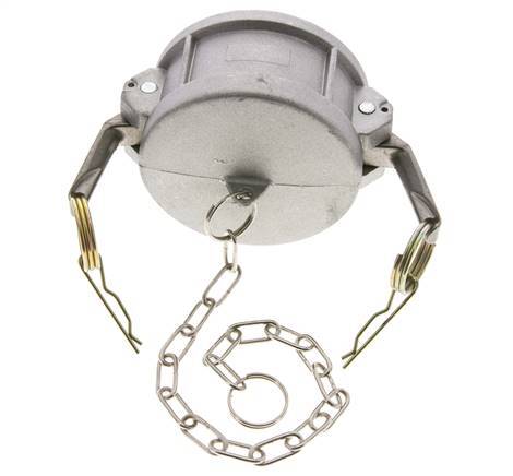 Tapón de acoplamiento de aluminio Camlock DN 75 (3'') Tipo DC MIL-C-27487