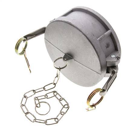 Tapón de acoplamiento de aluminio Camlock DN 90 (4'') Tipo DC MIL-C-27487