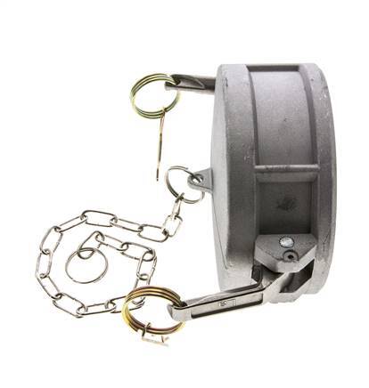 Tapón de acoplamiento de aluminio Camlock DN 90 (4'') Tipo DC MIL-C-27487