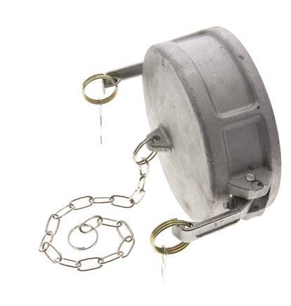 Tapón de acoplamiento de aluminio Camlock DN 120 (5'') Tipo DC MIL-C-27487