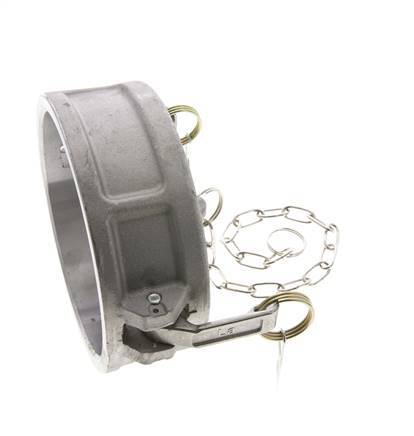 Tapón de acoplamiento de aluminio Camlock DN 120 (5'') Tipo DC MIL-C-27487