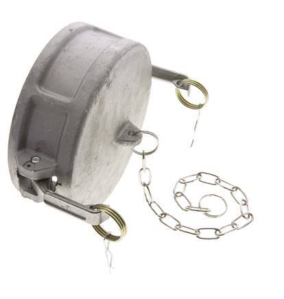 Tapón de acoplamiento de aluminio Camlock DN 120 (5'') Tipo DC MIL-C-27487