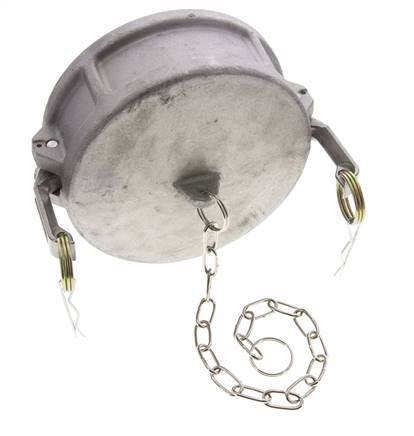 Tapón de acoplamiento de aluminio Camlock DN 120 (5'') Tipo DC MIL-C-27487