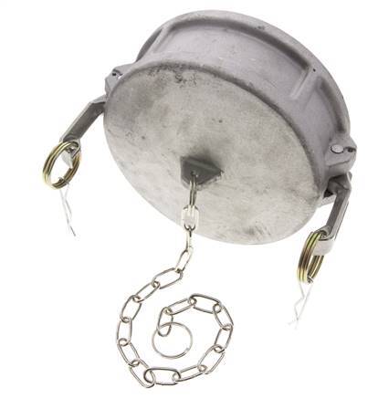Tapón de acoplamiento de aluminio Camlock DN 120 (5'') Tipo DC MIL-C-27487