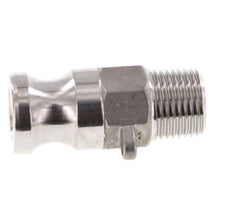 Acoplamiento de acero inoxidable Camlock DN 15 (1/2'') R 1/2'' rosca macho tipo F MIL-C-27487