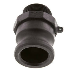 Acoplamiento de polipropileno Camlock DN 40 (1 1/2'') R 1 1/4'' Rosca Macho Tipo F MIL-C-27487 [2 Piezas]
