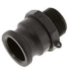 Acoplamiento de polipropileno Camlock DN 40 (1 1/2'') R 1 1/4'' Rosca Macho Tipo F MIL-C-27487 [2 Piezas]