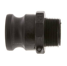Acoplamiento de polipropileno Camlock DN 40 (1 1/2'') R 1 1/4'' Rosca Macho Tipo F MIL-C-27487 [2 Piezas]