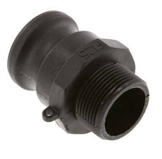 Acoplamiento de polipropileno Camlock DN 40 (1 1/2'') R 1 1/4'' Rosca Macho Tipo F MIL-C-27487 [2 Piezas]