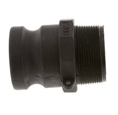 Acoplamiento de polipropileno Camlock DN 50 (2'') R 2'' rosca macho tipo F MIL-C-27487
