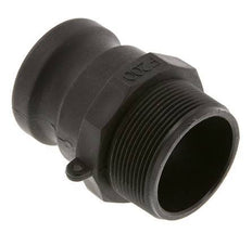Acoplamiento de polipropileno Camlock DN 50 (2'') R 2'' rosca macho tipo F MIL-C-27487