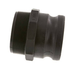 Acoplamiento de polipropileno Camlock DN 75 (3'') R 3'' rosca macho tipo F MIL-C-27487