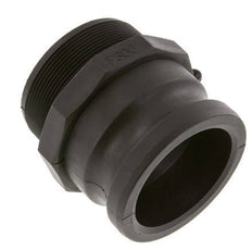 Acoplamiento de polipropileno Camlock DN 75 (3'') R 3'' rosca macho tipo F MIL-C-27487
