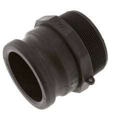 Acoplamiento de polipropileno Camlock DN 75 (3'') R 3'' rosca macho tipo F MIL-C-27487