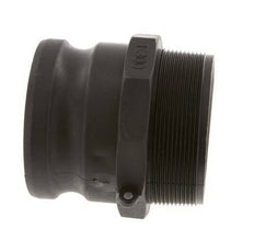 Acoplamiento de polipropileno Camlock DN 75 (3'') R 3'' rosca macho tipo F MIL-C-27487