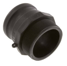 Acoplamiento de polipropileno Camlock DN 75 (3'') R 3'' rosca macho tipo F MIL-C-27487