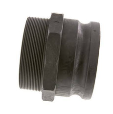 Acoplamiento de polipropileno Camlock DN 90 (4'') R 4'' rosca macho tipo F MIL-C-27487