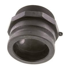 Acoplamiento de polipropileno Camlock DN 90 (4'') R 4'' rosca macho tipo F MIL-C-27487