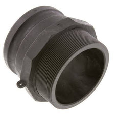 Acoplamiento de polipropileno Camlock DN 90 (4'') R 4'' rosca macho tipo F MIL-C-27487