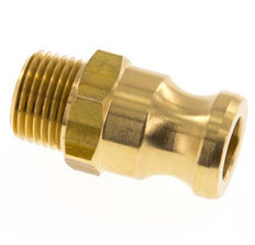 Acoplamiento de latón Camlock DN 15 (1/2'') R 1/2'' rosca macho tipo F MIL-C-27487