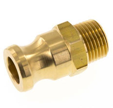 Acoplamiento de latón Camlock DN 15 (1/2'') R 1/2'' rosca macho tipo F MIL-C-27487