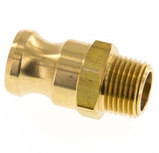 Acoplamiento de latón Camlock DN 15 (1/2'') R 1/2'' rosca macho tipo F MIL-C-27487