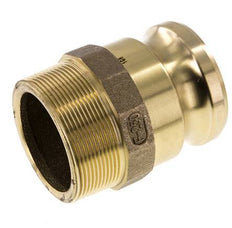 Acoplamiento de latón Camlock DN 60 (2 1/2'') R 2 1/2'' Rosca Macho Tipo F MIL-C-27487