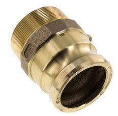 Acoplamiento de latón Camlock DN 60 (2 1/2'') R 2 1/2'' Rosca Macho Tipo F MIL-C-27487