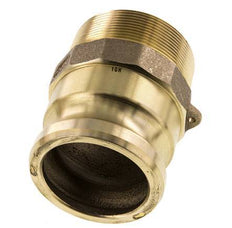 Acoplamiento de latón Camlock DN 60 (2 1/2'') R 2 1/2'' Rosca Macho Tipo F MIL-C-27487