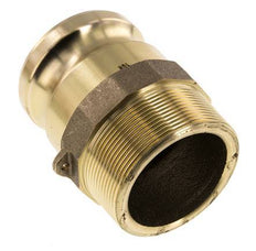 Acoplamiento de latón Camlock DN 60 (2 1/2'') R 2 1/2'' Rosca Macho Tipo F MIL-C-27487