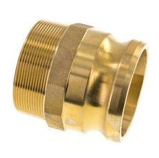 Acoplamiento de latón Camlock DN 75 (3'') R 3'' rosca macho tipo F MIL-C-27487
