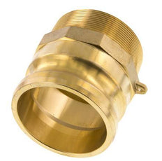 Acoplamiento de latón Camlock DN 75 (3'') R 3'' rosca macho tipo F MIL-C-27487