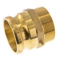 Acoplamiento de latón Camlock DN 75 (3'') R 3'' rosca macho tipo F MIL-C-27487