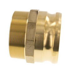 Acoplamiento de latón Camlock DN 90 (4'') R 4'' rosca macho tipo F MIL-C-27487