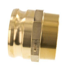 Acoplamiento de latón Camlock DN 90 (4'') R 4'' rosca macho tipo F MIL-C-27487