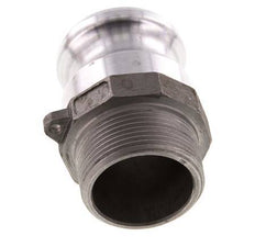 Acoplamiento de aluminio Camlock DN 40 (1 1/2'') R 1 1/2'' Rosca Macho Tipo F MIL-C-27487