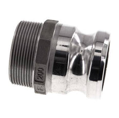 Acoplamiento de aluminio Camlock DN 50 (2'') R 2'' rosca macho tipo F MIL-C-27487