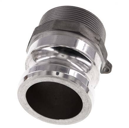 Acoplamiento de aluminio Camlock DN 50 (2'') R 2'' rosca macho tipo F MIL-C-27487