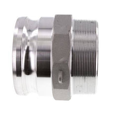 Acoplamiento de aluminio Camlock DN 90 (4'') R 4'' rosca macho tipo F MIL-C-27487