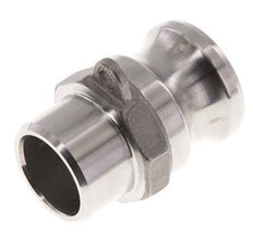 Acoplamiento de acero inoxidable Camlock DN 20 (3/4'') Extremo para soldar (26,9 mm) Tipo F (AS) MIL-C-27487