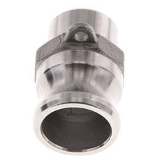 Acoplamiento de acero inoxidable Camlock DN 20 (3/4'') Extremo para soldar (26,9 mm) Tipo F (AS) MIL-C-27487