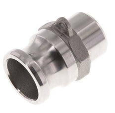 Acoplamiento de acero inoxidable Camlock DN 20 (3/4'') Extremo para soldar (26,9 mm) Tipo F (AS) MIL-C-27487