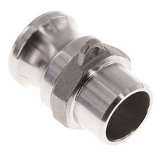 Acoplamiento de acero inoxidable Camlock DN 20 (3/4'') Extremo para soldar (26,9 mm) Tipo F (AS) MIL-C-27487