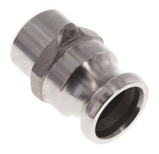 Acoplamiento de acero inoxidable Camlock DN 25 (1'') Extremo para soldar (33,7 mm) Tipo F (AS) MIL-C-27487